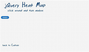 jQuery点击热图效果